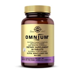 Комплекс витаминов Solgar Omnium 60 таблеток