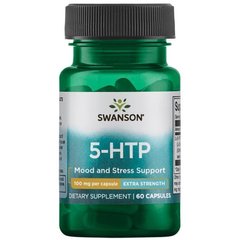 5-гидрокситриптофан Swanson 5-HTP 100 mg 60 капсул