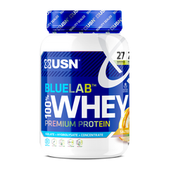 Сироватковий протеїн USN Blue Lab 100% Whey Premium Protein 908 г salted caramel