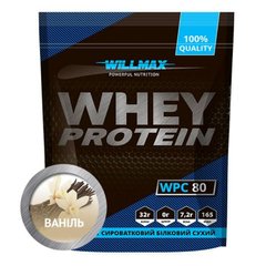 Сироватковий протеїн концентрат Willmax Whey Protein 80 40 грам Ваніль