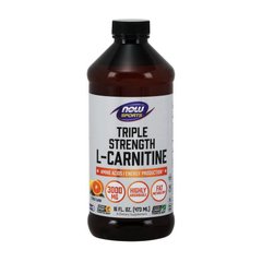 Л-карнитин Now Foods L-Carnitine 3000 mg 473 мл citrus