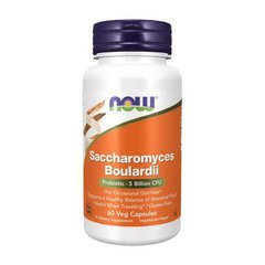 Комплекс Пробіотики Сахароміцети буларді Now Foods Saccharomyces Boulardii 60 капсул