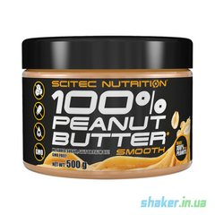 Натуральная арахисовая паста Scitec Nutrition Peanut butter 500 г smooth