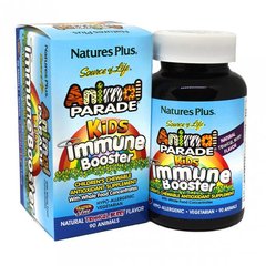 Витамины для детей Nature's Plus Animal Parade Kids Immune Booster 90 таблеток Ягоды
