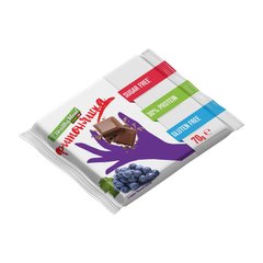 Протеиновая шоколадка Power Pro 70 гмолочний шоколад з родзинками