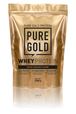 Сывороточный протеин концентрат Pure Gold Protein Whey Protein 2300 грамм Персиковый йогурт