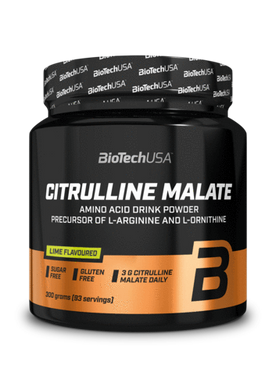 Л-Цитрулін малат BioTech Citrulline Malate 300 грам лайм