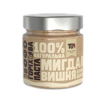 Мигдальна паста TOM 180 г Білим шоколадом та вишнею