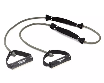 Еспандер-петля гумка для спорту Tiguar DOUBLE TUBE 215 cm strong grey
