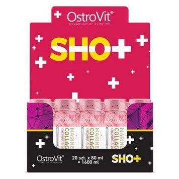 Морський колаген OstroVit (Marine Collagen Shot) 20 шт по 80 мл