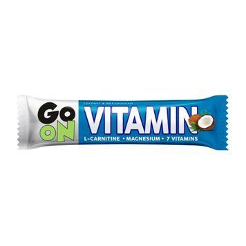 Энергетический батончик GoOn Nutrition Vitamin Bar 50 г coconut & milk chocolate