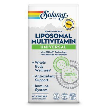 Мультивітаміни ліпосомальні універсальні, Liposomal Multivitamin, Universal, Solaray, 60 вегетаріанських капсул