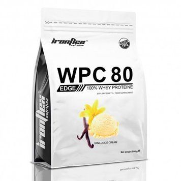 Сывороточный протеин IronFlex WPC80.eu Edge 909 г Vanilla Ice Cream