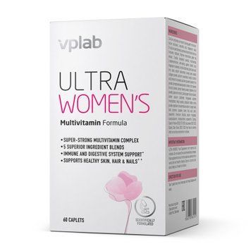 Вітаміни для жінок VP Laboratory Ultra Women's Multivitamin Formula 60 капсул