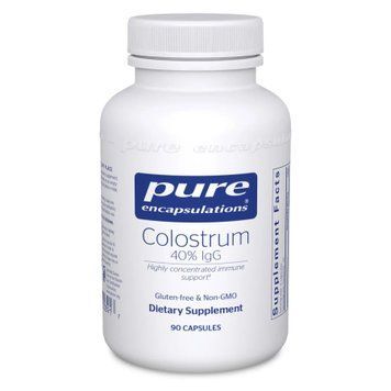 Молозиво 40% з імуноглубіном Pure Encapsulations Colostrum Contains 40% IgG 90 капсул