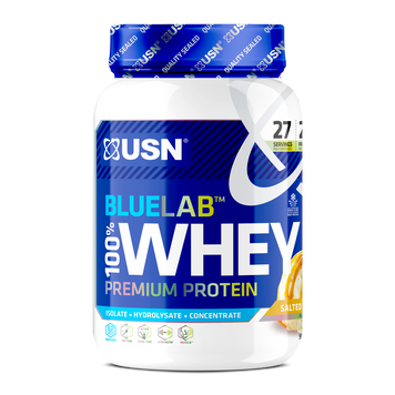 Сироватковий протеїн USN Blue Lab 100% Whey Premium Protein 908 г salted caramel