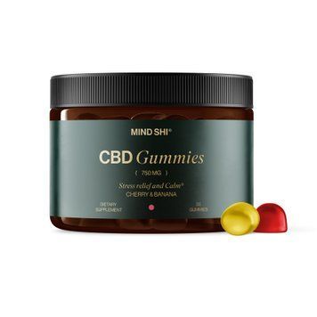 Канабідіол Mind Shi CBD Gummies Full Spectrum 750 mg Cherry & Banana 30 жув. цукерок