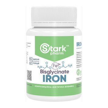 Железо Бисглицинат Stark Pharm Iron Bisglycinate 36mg 60 капсул