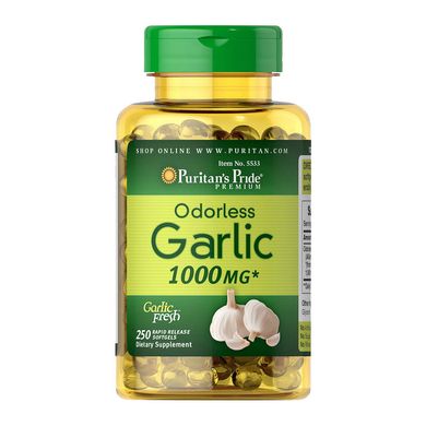 Экстракт чеснока Puritan's Pride Garlic 1000 mg 250 капс