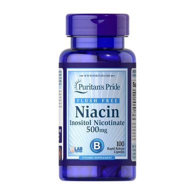 Ниацин Puritan's Pride Niacin 500 mg (100 капс)