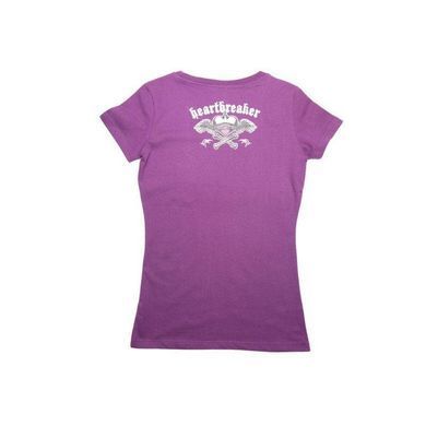Футболка для фітнесу та бодібілдингу жіноча Power System Heart Breaker PS-8005 Purple S