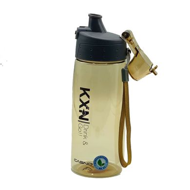Пляшка для води CASNO 580 мл KXN-1179 Коричнева