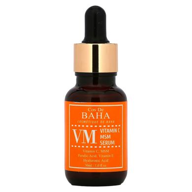 Сироватка для обличчя з вітаміном C та МСМ Cos De Baha Vitamin C MSM Serum 30 мл (VM)