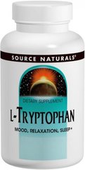 L-триптофан, 500 мг, Source Naturals, 30 таблеток
