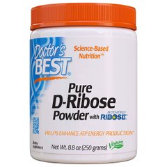 Д-Рибоза, D-Ribose, Doctor's Best, 250 гр.
