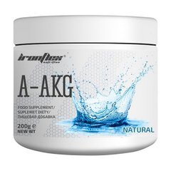 L-аргінін альфа-кетоглютарат IronFlex A-AKG 200 грам Без смаку