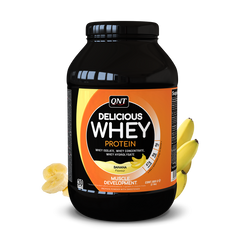 Сироватковий протеїн ізолят QNT Delicious Whey protein (908 г) Кюнт banana