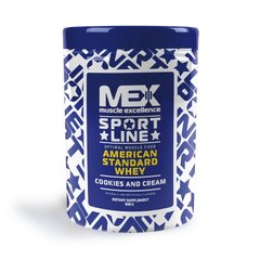 Сироватковий протеїн концентрат MEX Nutrition American Standard Whey (500 г) banana