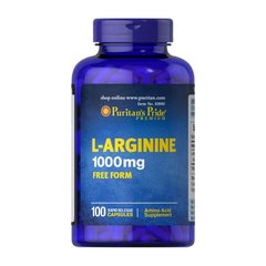 Л-Аргінін Puritan's Pride L-Arginine 1000 mg 100 капсул