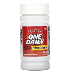 Комплекс вітамінів і мінералів 21st Century One Daily Maximum 100 таблеток