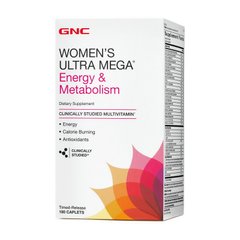 Вітаміни для жінок GNC Women's Ultra Mega Energy & Metabolism (180 капс)