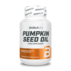 Олія насіння гарбуза BioTechUSA Pumpkin Seed Oil 60 капсул