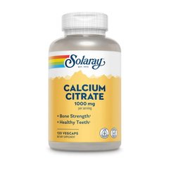 Кальций цитрат Solaray Calcium Citrate 1000мг 120 вег. капсул