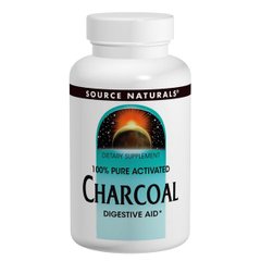 Вугілля 260мг, Source Naturals, 100 капсул