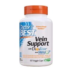 Комплекс для вен Doctor's BEST Vein Support with DiosVein and Mena Q7 60 капсул