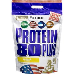 Комплексний протеїн Weider Protein 80 Plus (2 кг) плюс ваніль
