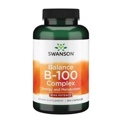 Комплекс витаминов группы Б Swanson Balance B-100 Complex 100 капсул
