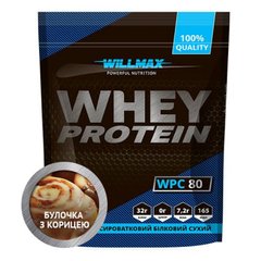 Сироватковий протеїн концентрат Willmax Whey Protein 80 40 грам Булочка з корицею