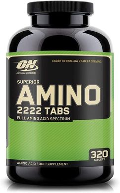 Комплекс аминокислот Optimum Nutrition Superior Amino 2222 320 таб супериор амино
