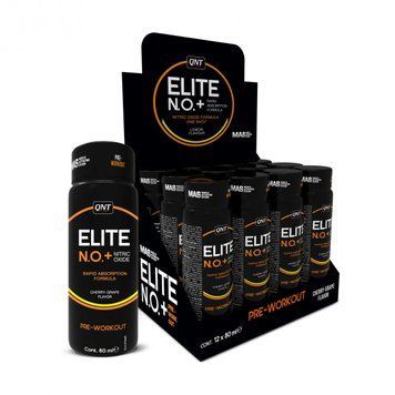 Предтренировочный комплекс QNT Elite N.O. + 12 x 80 мл Вишня виноград