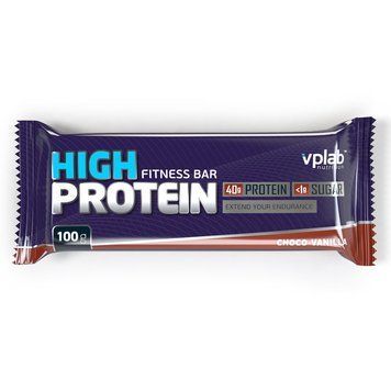 Протеиновый батончик VP Lab Hi Protein Fitness Bar 100 г strawberry