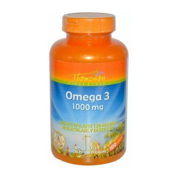 Омега 3 Thompson Omega 3 1000мг 100 мягкий. капсул