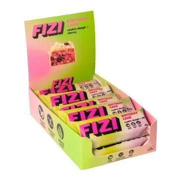 Протеїнові батончики Fizi Protein Bar Box 10x45 г Cookie Dough + Cherry