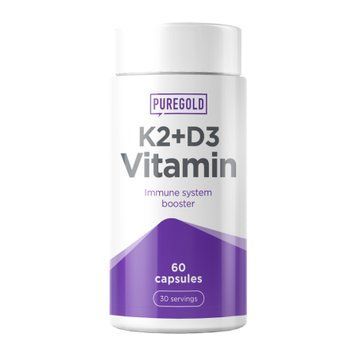 Комплекс вітамінів Pure Gold K2 D3 Vitamin 60 капсул