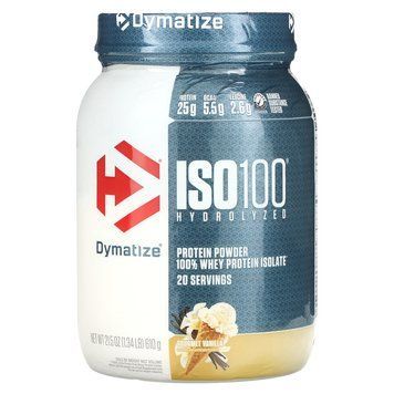Сироватковий протеїн ізолят Dymatize Nutrition ISO 100 610 г gourmet vanilla