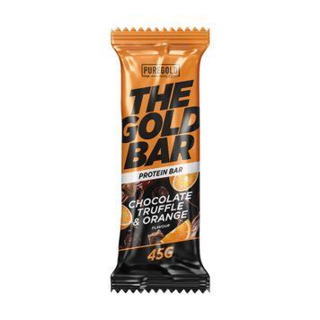 Протеїновий батончик Pure Gold Gold bar 45 г Chocolate Truffle Orange